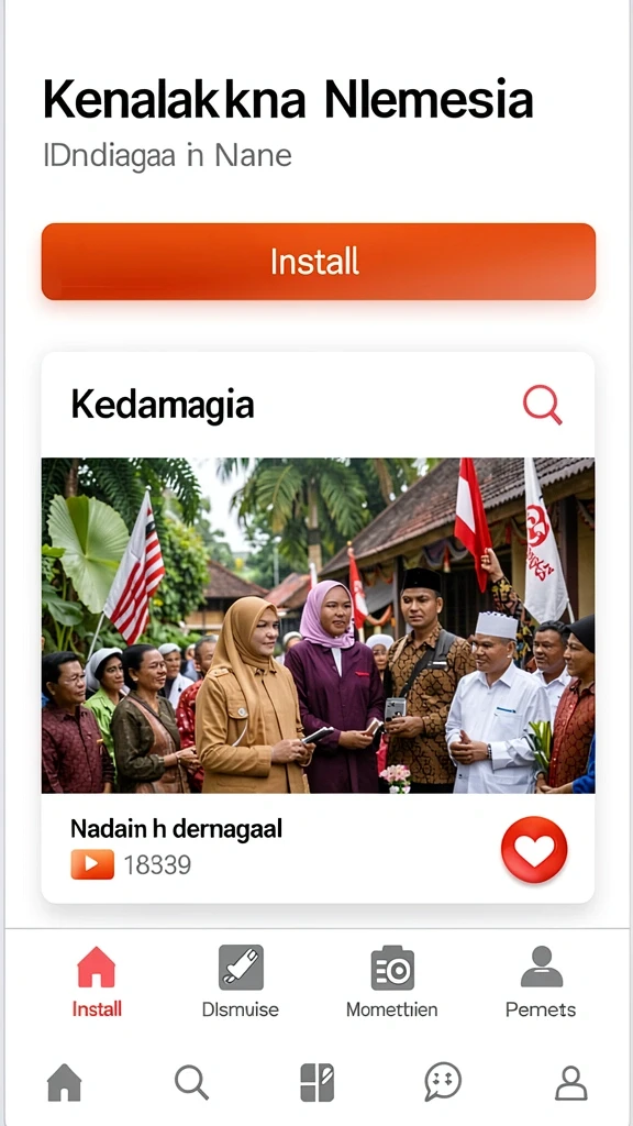 Menu permainan yang mudah diakses dan intuitif.