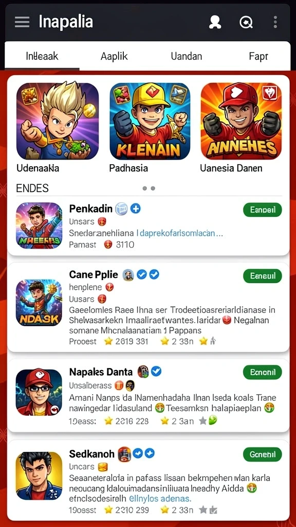 Tampilan antarmuka yang menarik dan modern.