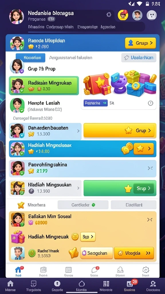 Gameplay seru yang menantang bagi pemain.
