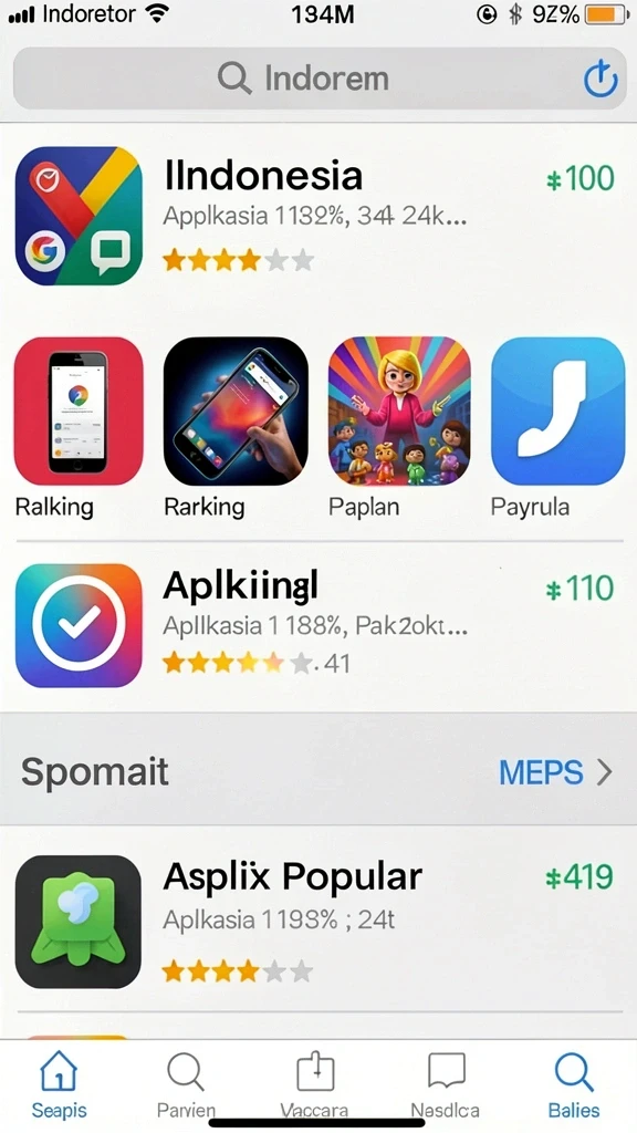 Tampilan antarmuka yang intuitif dan user-friendly.
