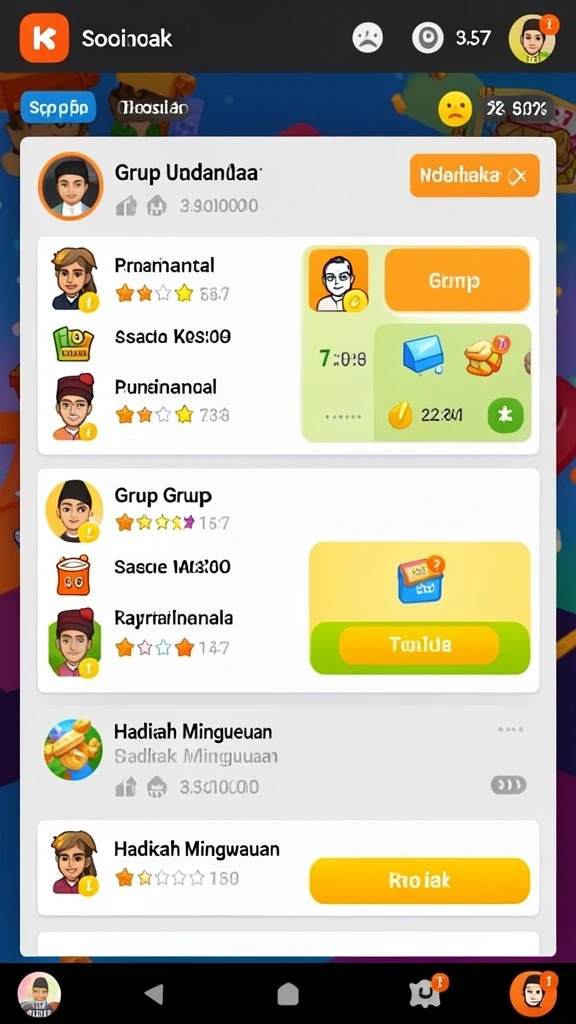 Tampilan grafik yang memukau dan penuh warna.