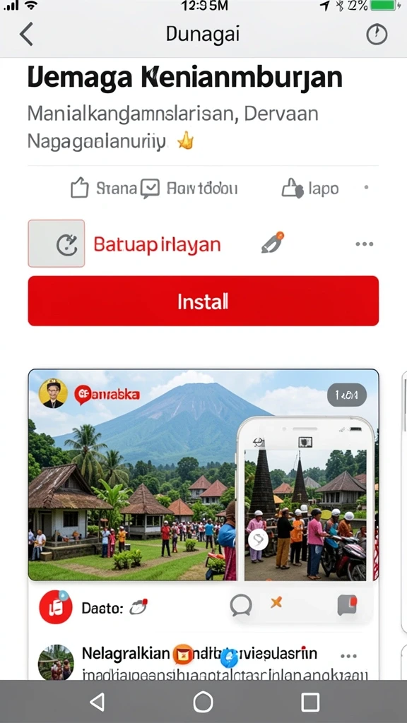 Menunjukkan variasi permainan yang tersedia.