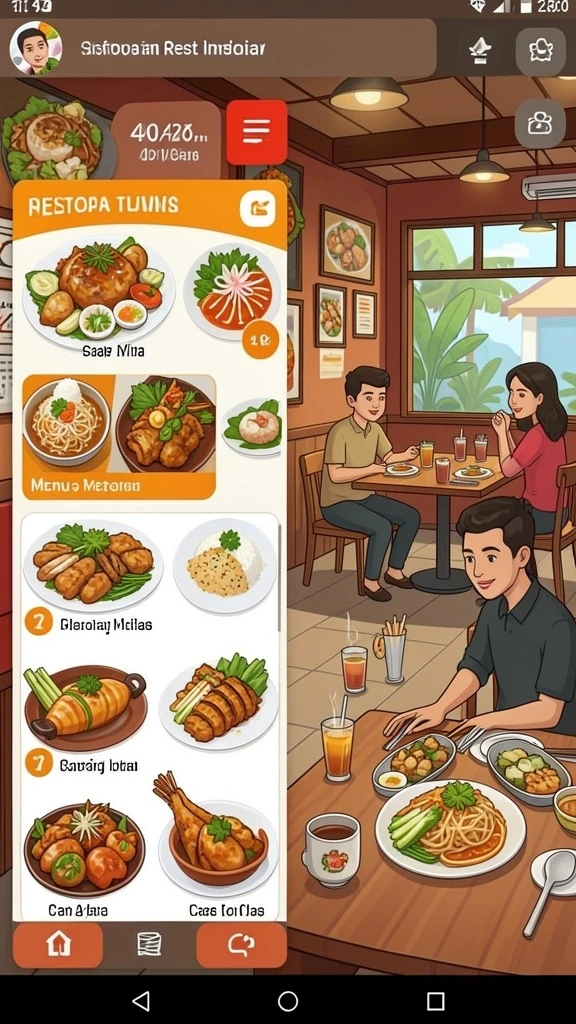 Tampilan antarmuka yang intuitif dan mudah digunakan.