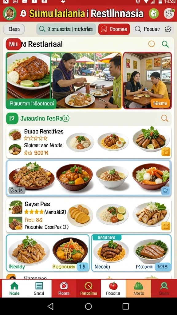 Tampilan grafis yang memukau dan berwarna-warni.