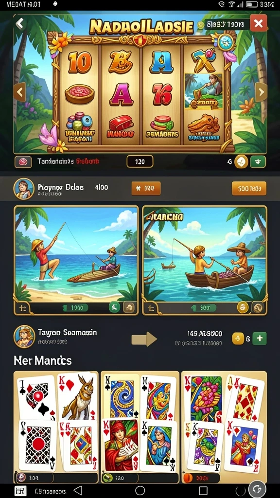 Tampilan atraktif dari berbagai tema slot.