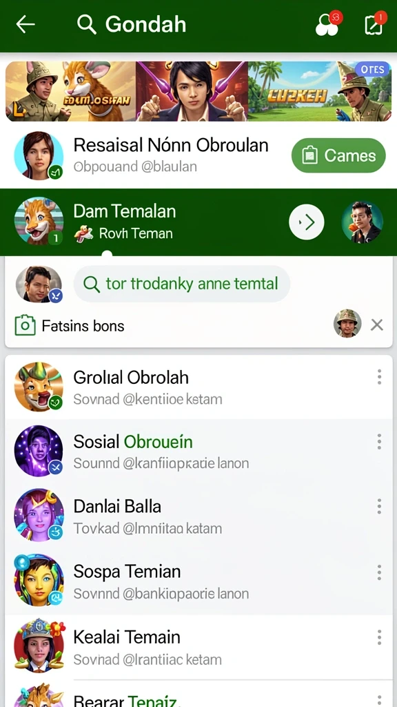Tangkapan layar menampilkan karakter utama K3K3.