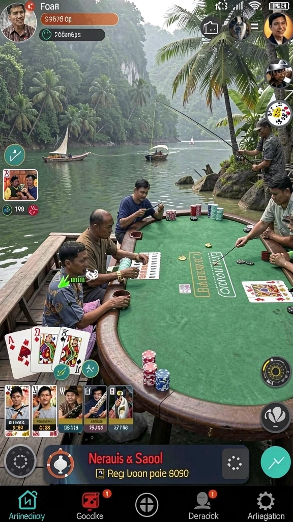 Tangkapan layar saat karakter beraksi di level menantang.