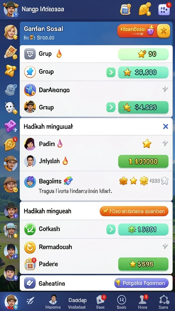 Tampilan antarmuka pengguna yang ramah dan menarik.