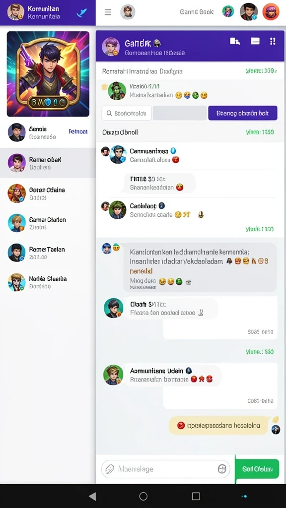 Komunitas yang aktif dan mendukung bagi semua pemain.