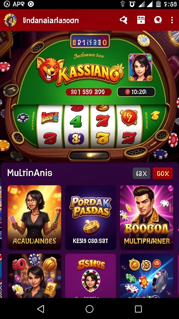 Tampilan awal yang menarik dan intuitif.