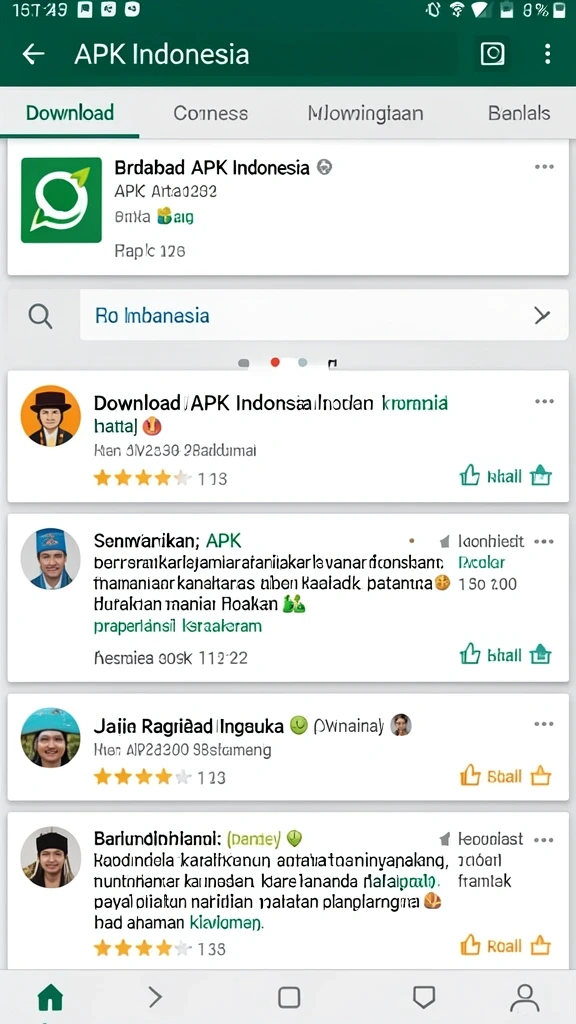 Tampilan grafis yang menarik dan penuh warna.