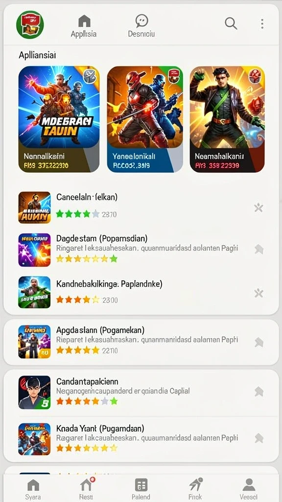 Tangkapan layar menunjukkan antarmuka permainan yang menarik.