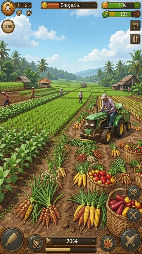 Sesi permainan intens dengan teman-teman.