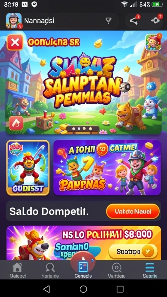 Menu pengaturan yang mudah diakses dan intuitif.