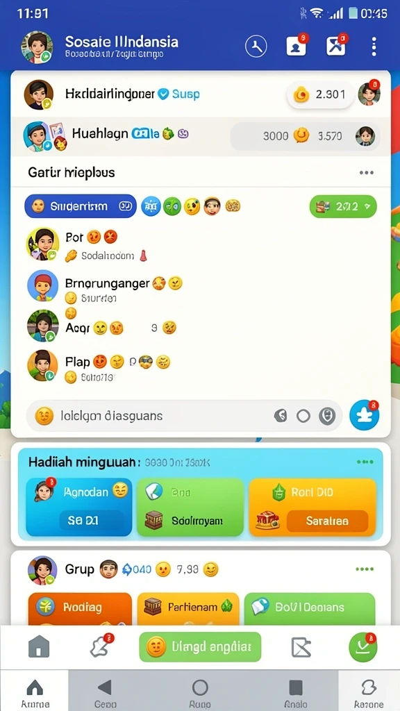 Screenshot menunjukkan karakter utama dalam aksi.