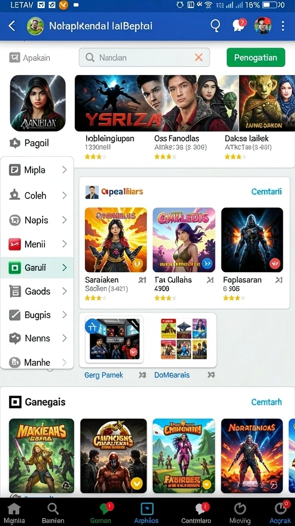 Grafis yang memukau dan detail yang tinggi.