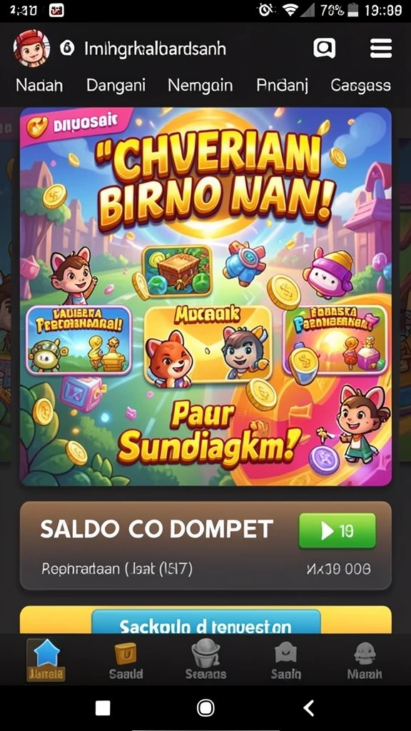 Sistem level yang bervariasi dan menantang.