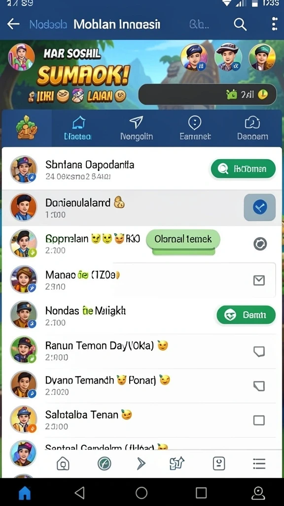 Tangkapan layar menunjukkan momen multiplayer yang seru.