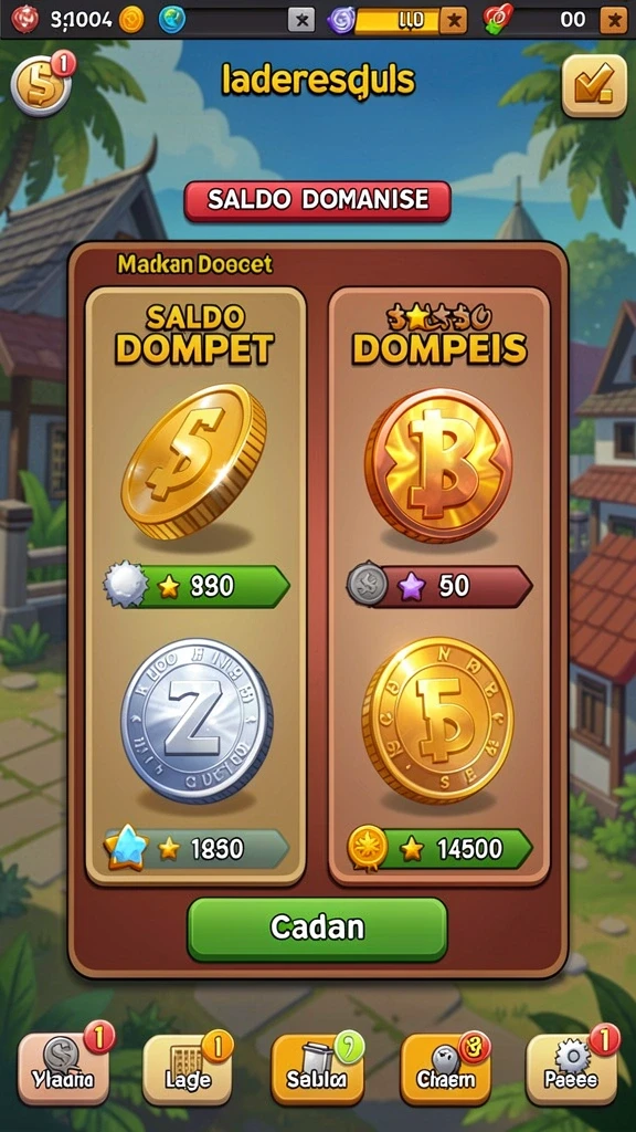 Sistem reward yang menarik untuk pemain.