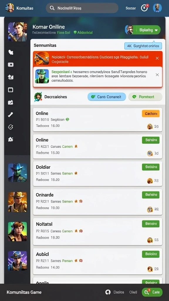 Berbagai mode permainan yang seru dan menantang.